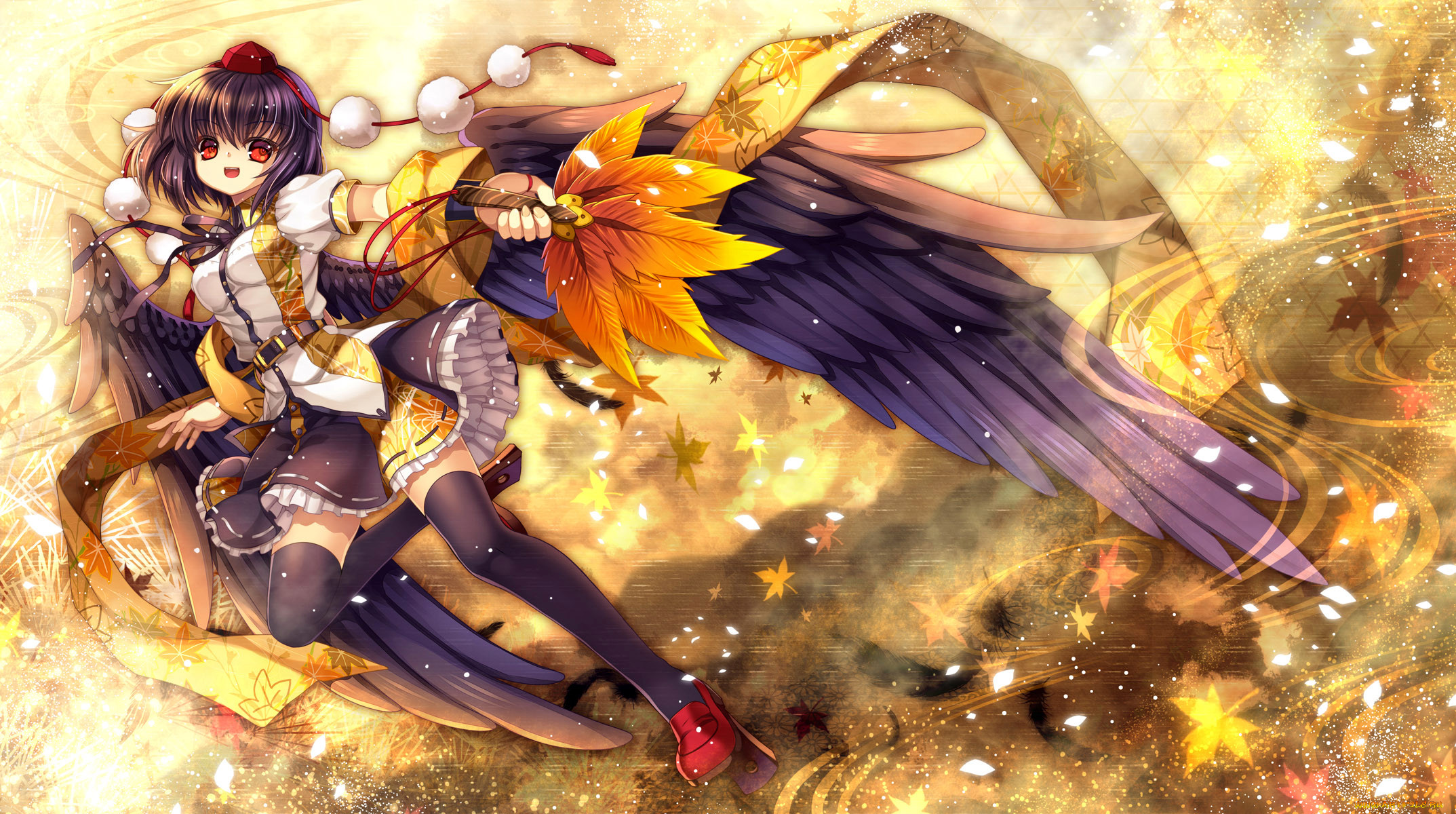 shameimaru, aya, , touhou